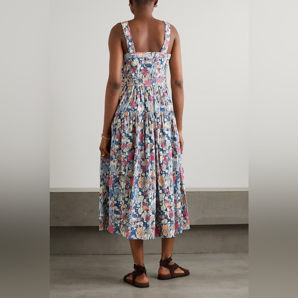 NWT Ulla Johnson Isabel Floral Midi Dress - Picture 2 of 7